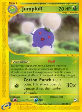 Jumpluff Pokémon card #17