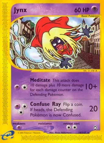 Jynx Pokémon card #18