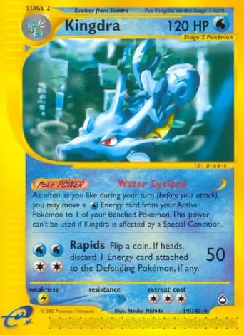 Kingdra Pokémon card #19