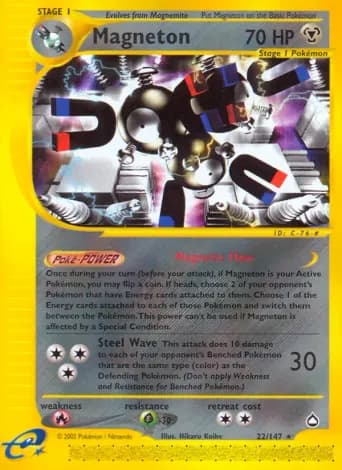 Magneton Pokémon card #22