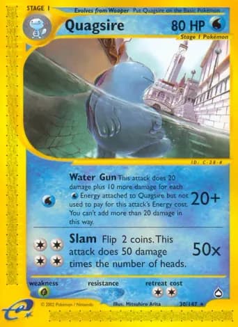 Quagsire Pokémon card #30
