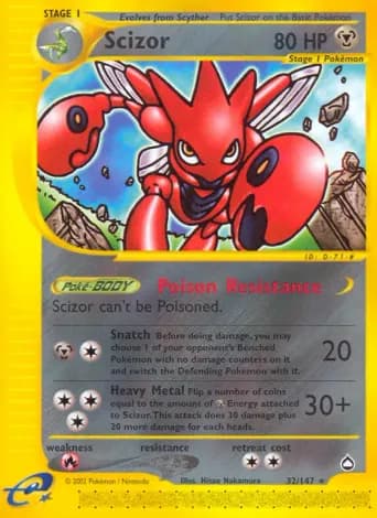 Scizor Pokémon card #32