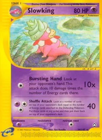 Slowking Pokémon card #34