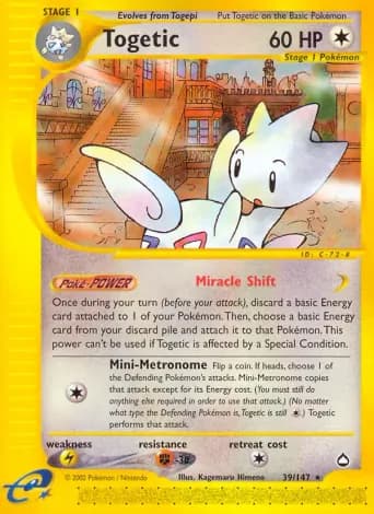 Togetic Pokémon card #39