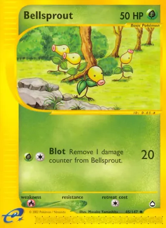 Bellsprout Pokémon card #45