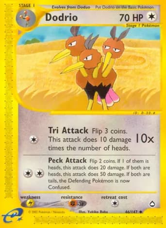 Dodrio Pokémon card #46