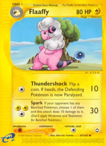 Flaaffy Pokémon card #47