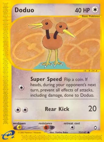 Doduo Pokémon card #73