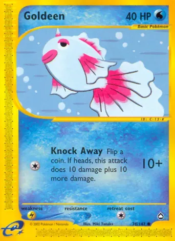 Goldeen Pokémon card #78