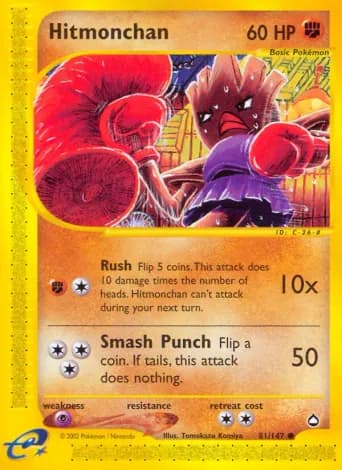 Hitmonchan Pokémon card #81