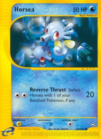 Horsea Pokémon card #85