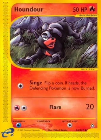 Houndour Pokémon card #86