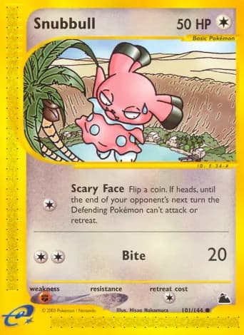 Snubbull Pokémon card #101