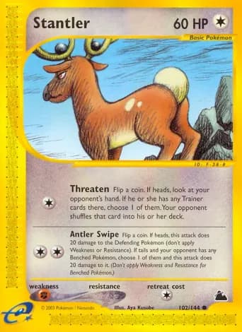 Stantler Pokémon card #102