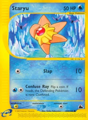 Staryu Pokémon card #104
