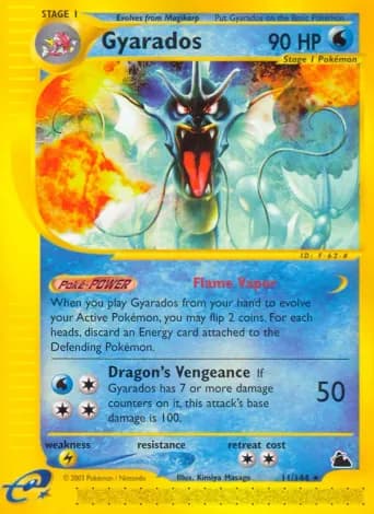 Gyarados Pokémon card #11