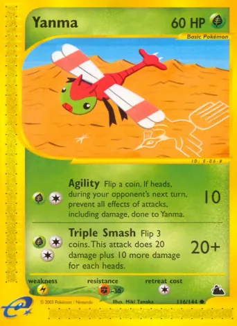 Yanma Pokémon card #116