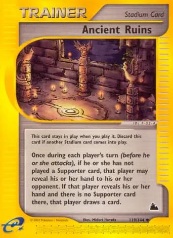 Ancient Ruins Pokémon card #119
