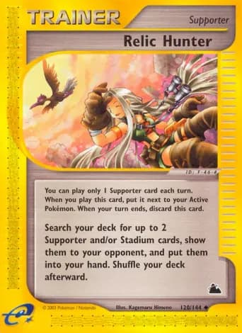 Relic Hunter Pokémon card #120