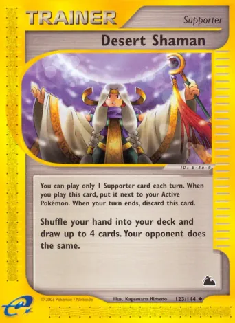 Desert Shaman Pokémon card #123