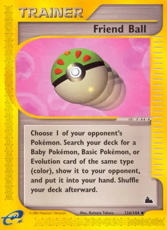 Friend Ball Pokémon card #126