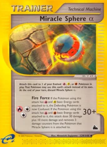 Miracle Sphere Alpha Pokémon card #129