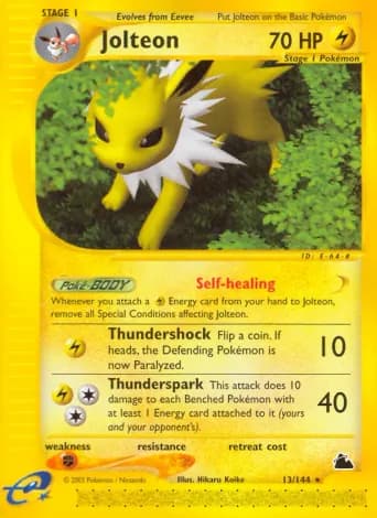 Jolteon Pokémon card #13