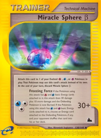Miracle Sphere Beta Pokémon card #130