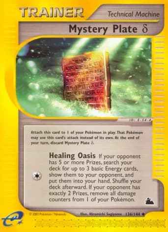 Mystery Plate Delta Pokémon card #136