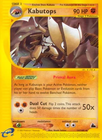 Kabutops Pokémon card #14