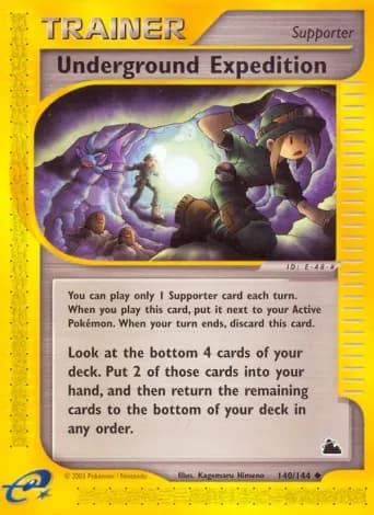 Underground Expedition Pokémon card #140