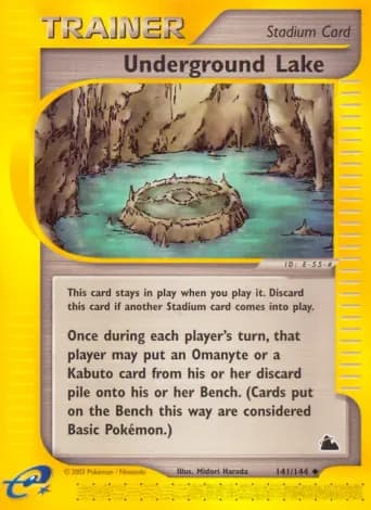 Underground Lake Pokémon card #141