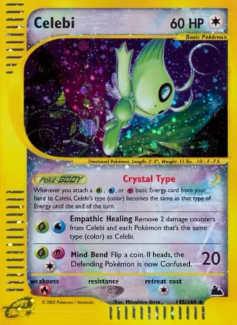 Celebi Pokémon card #145