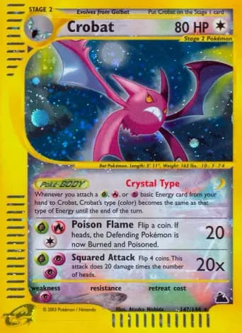 Crobat Pokémon card #147
