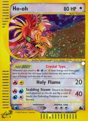Ho-oh Pokémon card #149