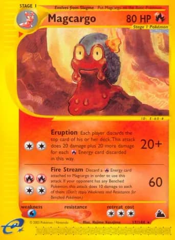 Magcargo Pokémon card #17