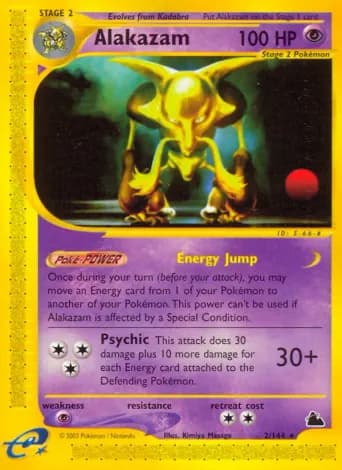 Alakazam Pokémon card #2