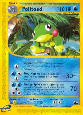 Politoed Pokémon card #25