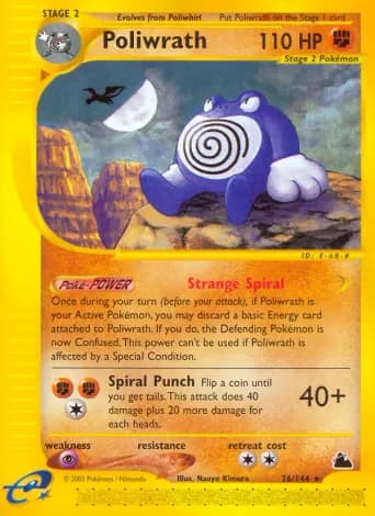 Poliwrath Pokémon card #26