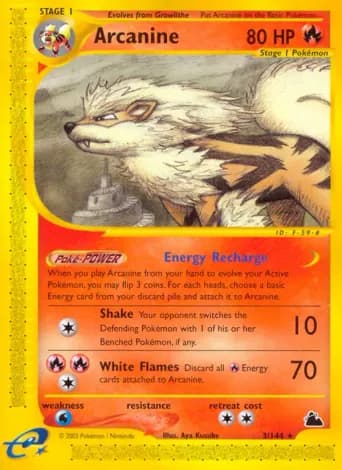 Arcanine Pokémon card #3