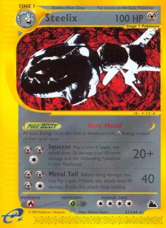 Steelix Pokémon card #31