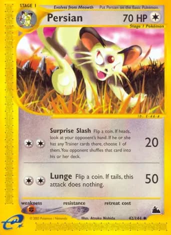 Persian Pokémon card #42
