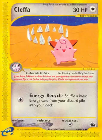 Cleffa Pokémon card #48