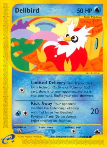 Delibird Pokémon card #49