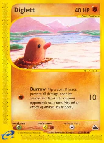 Diglett Pokémon card #50