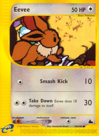 Eevee Pokémon card #54