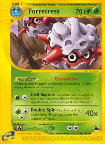 Forretress Pokémon card #56