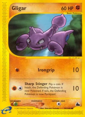 Gligar Pokémon card #59