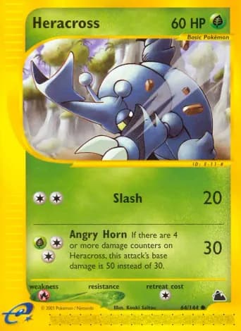 Heracross Pokémon card #64