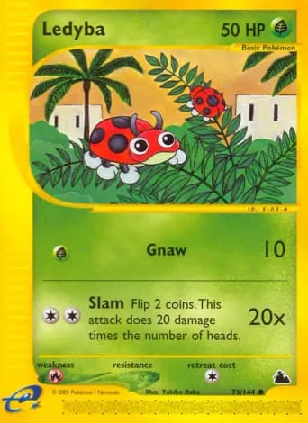 Ledyba Pokémon card #73